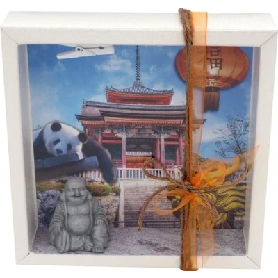 Abbildung von ZauberDeko Geldgeschenk Verpackung China Asien Urlaub Reise Geldverpackung Buddha