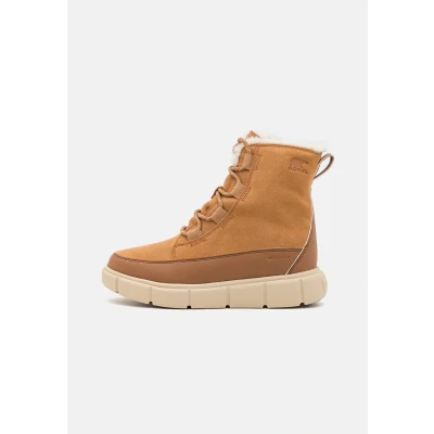 Abbildung von Sorel Youth Explorer III LACE WP Unisex Snowboot/Winterstiefel für Kinder, Größe: 39, Tawny buff/bleached ceramic Schuhe