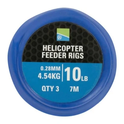 Abbildung von Preston Helicopter Feeder Rigs 0,28mm (4,54kg) (3 Stück) Friedfisch Vorfächer
