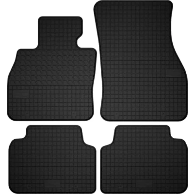 Abbildung von Wielganizator Automatten Set Passend für Mini Cooper F55 (2014 2024) Gummimatten Autozubehör Auto Fußmatten 4 teilig Schwarz