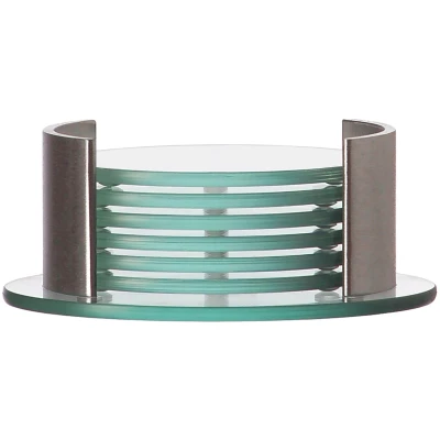 Abbildung von LEONARDO Glasuntersetzer SPIRIT 7, Set, 7 tlg., Ø 14 cm
