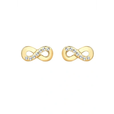 Abbildung von Goldhimmel Crystal Infinity Ohrringe, Damen, Größe: One Size, Goldfarben
