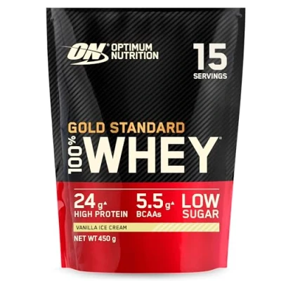 Abbildung von Optimum Nutrition Gold Standard 100% Whey, Vanilla Ice Cream, 200 g