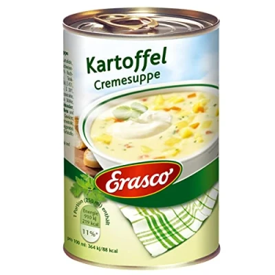 Abbildung von Erasco Kartoffel Cremesuppe mit Rauchspeck fein cremig 390ml