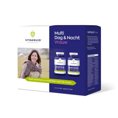 Abbildung von Vitakruid Multi Tag &amp; Nacht Vrouw 2 x 90 tablette