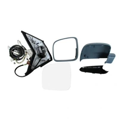 Abbildung von Außenspiegel Tyc 337 0150 links grundiert beheizbar, asphärisch, für elektr.Spiegelverstellung VOLKSWAGEN: Transporter 5 Bus, Multivan (7HM