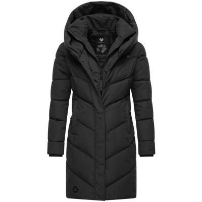 Abbildung von Ragwear Natalka Wintermantel, Damen, Größe: Small, Black