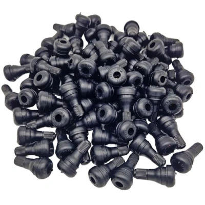 Abbildung von 100x Stück Snap In Gummiventile Ventil TR 412 Reifenventile Felgenventile 35mm