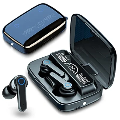 Abbildung von Kopfhörer Bluetooth kompatibel mit Xiaomi Poco C61 In Ear TWS Ohrhörer Kabellos Wireless Headset Touch Control LED Anzeige