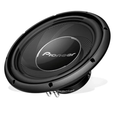 Abbildung von Pioneer TS A30S4 Subwoofer (1.400 W), 30 cm/12&quot;, IMPP Membran für kraftvollen Klang, Kontinuierliche Ausgangsleistung 400 W, schwarz