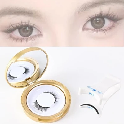 Abbildung von Lcerostma Magnetic Eyelashes, Lashes, Quick,Safe,Reusable Eyelashes,3D Natural Look False Eyelashes No Glue (B)