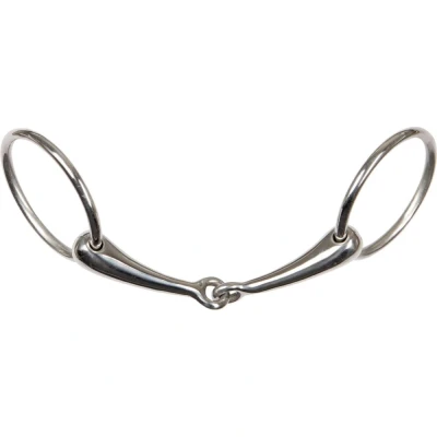 Abbildung von Harry&#039;s Horse Unterlegtrense hohl 18mm 13,5 RVS