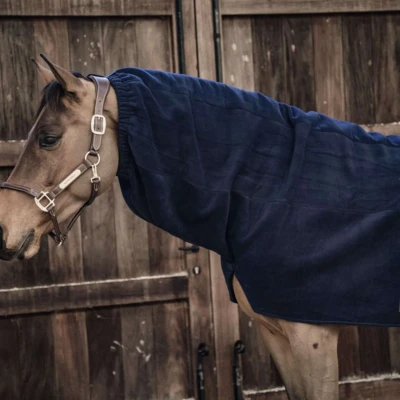 Abbildung von Kentucky Heavy Fleece Horse Scarf Navy, Size cob