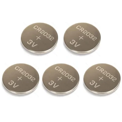 Abbildung von CR2032 3 V Batterien (Lithium, Button/Coin), 5 Stück