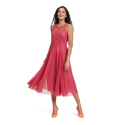 Abbildung von Vera Mont Cocktailkleid/festliches Kleid, Damen, Größe: 42, Shiny coral