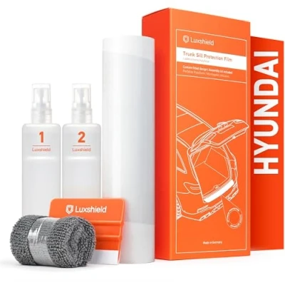 Abbildung von Luxshield Ladekantenschutz Folie für Hyundai Bayon I 2021 2024 Stoßstangenschutz, Kratzschutz, Lackschutzfolie Transparent