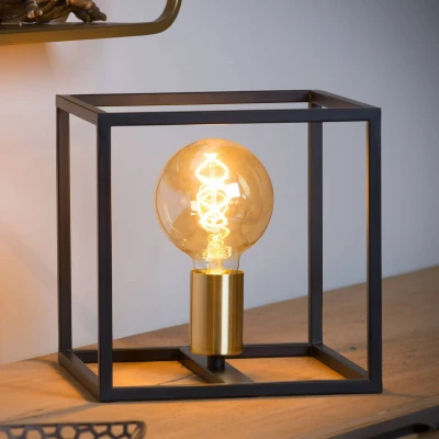 Abbildung von Lucide RUBEN Tischlampe 1xE27 Schwarz