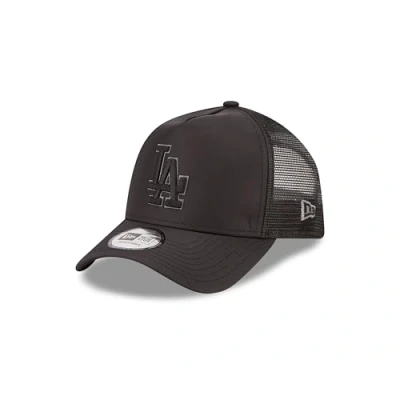 Abbildung von New Era LA Cap Los Angeles Dodgers MLB Baseball Tonal Trucker Kappe verstellbar Mesh schwarz One Size