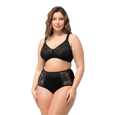 Abbildung von Ulla Popken Bügel BH, Damen, Größe: 110C, Black