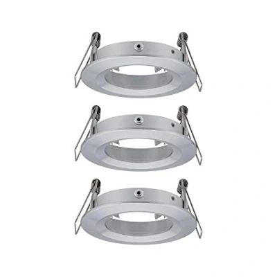 Abbildung von Paulmann 92484 Einbauleuchte Choose Spot starr max. 3x10W Deckeneinbaustrahler Alu gedreht Einbaulampe ohne Leuchtmittel
