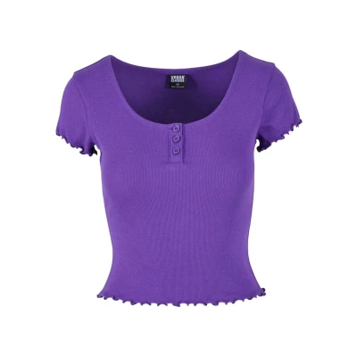 Abbildung von Urban Classics LOCK Tshirt basic, Damen, Größe: XXL, Realviolet