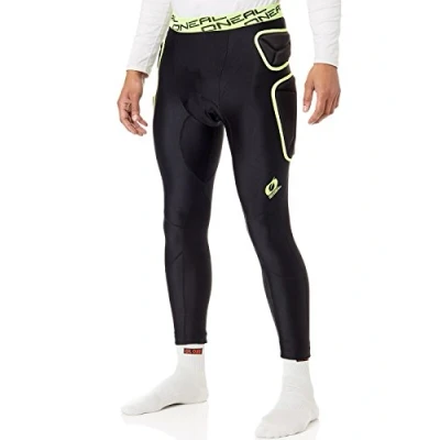 Abbildung von O&#039;NEAL Motocross Hosen BMX Downhill Enduro Hochdichter Eva für den Schutz von Hüfte, Elastische Overlock Nähte, Ergonomisch Polster Trail Pants Erwachsene Schwarz Lime Größe S