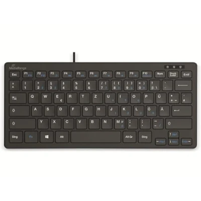 Abbildung von MEDIARANGE USB Tastatur MROS113, kompakt, flache