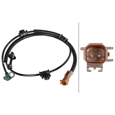 Abbildung von HELLA 6PU 358 218 611 ABS Sensor mit Halter Hallsensor 2 1015