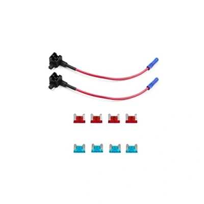 Abbildung von KOLACEN Automotive Car Truck 2 Stück 16 Gauge Add a Schaltung Sicherung TAP Adapter für Low Profile Mini Blade Typ + 8 10pm 15Apm