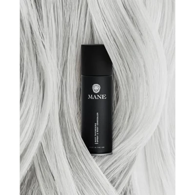 Abbildung von MANE coloriertes Haar Haarverdichtung Spray Grau