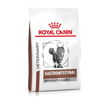 Abbildung von Royal Canin Veterinary Gastrointestinal Moderate Calorie 4 kg Trockenfutter für Katzen Kann unterstützend bei gastrointestinalen Erkrankungen helfen Hohe Akzeptanz