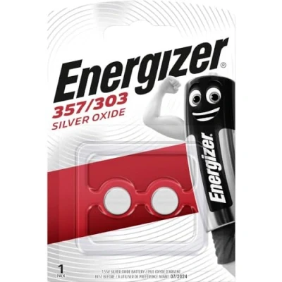 Abbildung von Energizer SR44 Knopfzelle 357 Silberoxid 150 mAh 1.55 V 2 St.