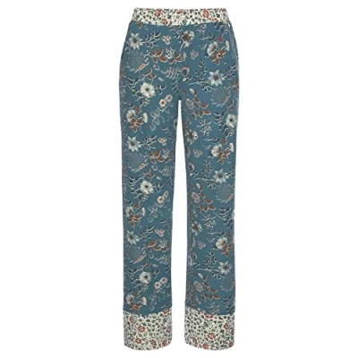 Abbildung von Lascana Nachtwäsche Hose rauchblauecru, Damen, Größe: 40/42, Rauchblau ecru