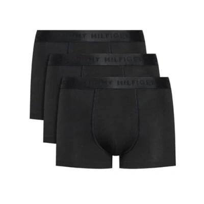Abbildung von Tommy Hilfiger Herren 3er Pack Boxershorts Trunks mit Stretch, Schwarz (Black/Black/Black), XXL