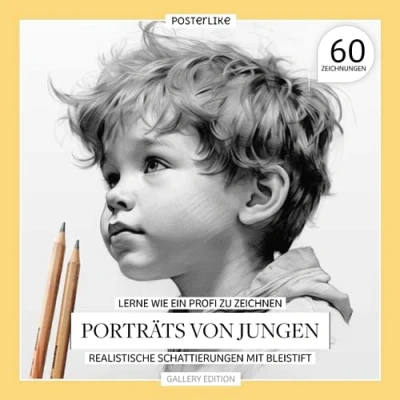 Abbildung von Lerne wie ein Profi zu Zeichnen Porträts von Jungen: Realistische Schattierungen mit Bleistift (Kunst in deinen Händen: und Farbe realistischen Porträts)