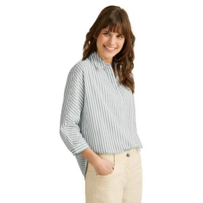 Abbildung von Cecil Gestreifte Hemdbluse, Damen, Größe: Small, Grün