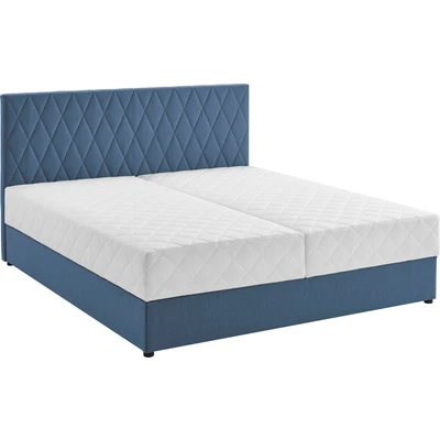 Abbildung von ATLANTIC home collection Stauraumbett Benita, mit Taschenfederkern 180 x 200 cm Hellblau