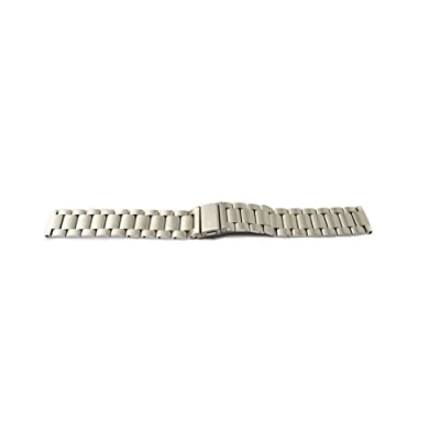 Abbildung von System S Armband 20 mm aus Metall für Samsung Galaxy Watch 4 Smartwatch in Grau
