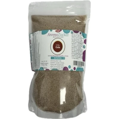 Abbildung von Premium Farbzucker 500 g Aromazucker für Zuckerwatte Bunt Zuckerwattezucker (500 g, Cola)
