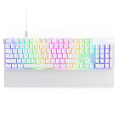 Abbildung von NZXT Function 2 2024 Optische Vollformat Gamingtastatur RGB beleuchtet 8K Abfragerate Lineare Opt. Switches Einstellbare Auslösung Hot Swap Gaming Keyboard Weiß US (QWERTY)
