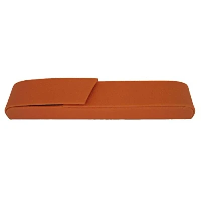 Abbildung von Alassio 2654 Schreibgeräteetui Rivoli, aus Lederimitat, orange, ca. 15,5 x 2,5 2 cm
