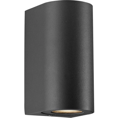Abbildung von Nordlux Außen Wandleuchte &quot;Canto 2&quot;, 2 flammig, Leuchtmittel GU10 ohne