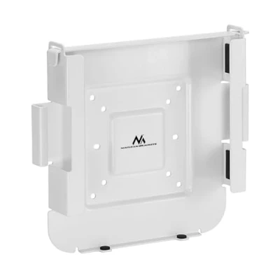 Abbildung von Maclean MC 473 3in1 Halterung Kompatibel mit MAC Mini ab 2014, Befestigung an der Wand, unter dem Schreibtisch oder Rückseite eines Monitors VESA Halterungen 75x75 und 100x100