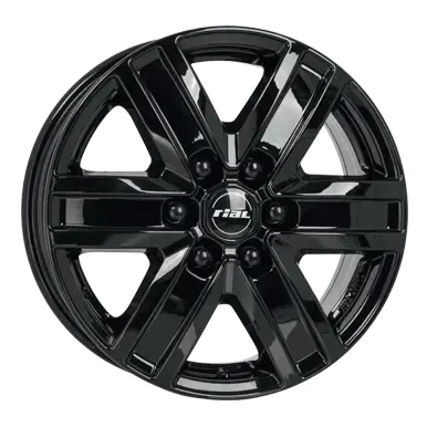 Abbildung von RIAL 6 loch 16Zoll 130mm Alufelge TRANSPORTER schwarz TP65662M92 Felge