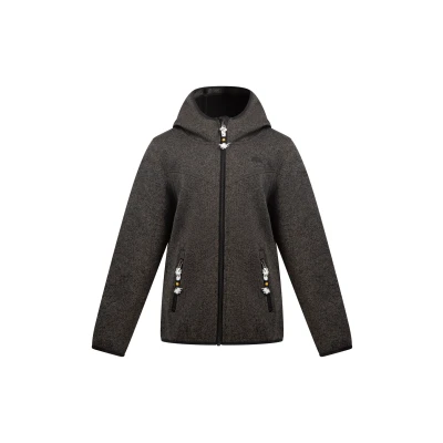 Abbildung von SCHMUDDELWEDDA Strickfleecejacke 110 / Grau Melange 100% Polyester
