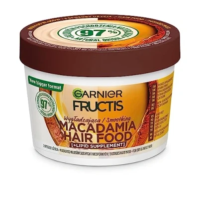 Abbildung von Garnier Fructis Hair Food Macadamia Trockenes und widerspenstiges Haar Maske 400ml