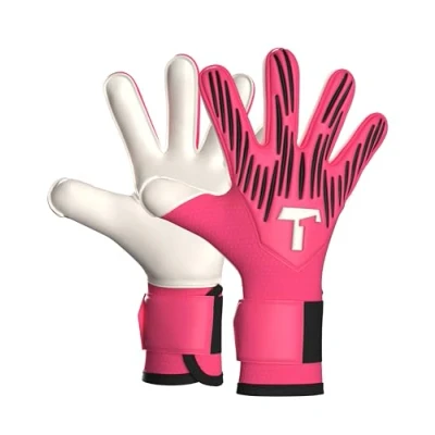Abbildung von T1TAN Rebel 2.0 Fluo Pink Junior Torwarthandschuhe Kinder Die Handschuhe für und Fußball Größe 4