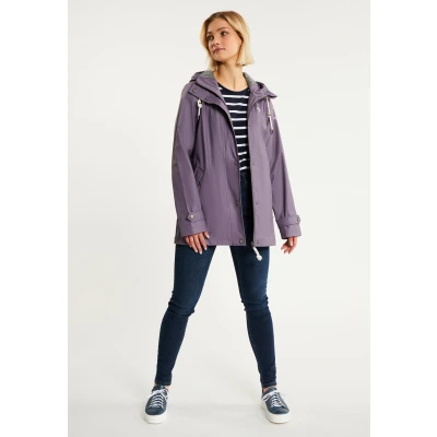 Abbildung von Schmuddelwedda Damen Regenjacke XL / Rauchtiefpurpur 100% Polyester