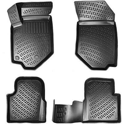 Abbildung von Design 3D Gummimatten Set für Suzuki JIMNY ab 2018 Passt nur in Automatik! Extra hoher 5cm Rand