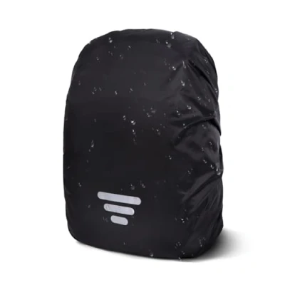 Abbildung von Moorle Regenschutz für Rucksack, wasserdichte Rucksack mit Reflexstreifen, 41 55L Regenhülle Schulranzen, Reflektor Rucksacküberzug Schwarz Wandern, Camping, Reisen, Radfahren